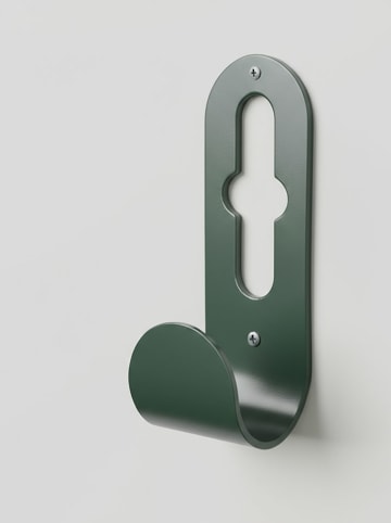 Smarto Metallico Slanghouder groen - (B)8 x (H)25 x (D)10 cm