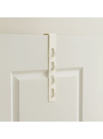 Smarto Metallico Deurhaaklijst crème - (B)4,5 x (H)25 x (D)4,5 cm