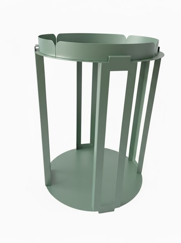 Smarto Metallico Stolik w kolorze zielonym - wys. 58 x Ø 42 cm