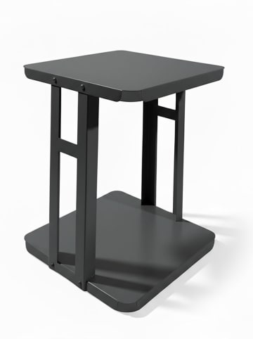 Smarto Metallico Beistelltisch in Anthrazit - (B)42 x (H)58 x (T)42 cm