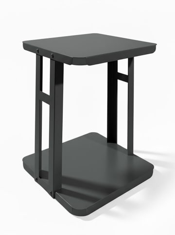 Smarto Metallico Beistelltisch in Anthrazit - (B)42 x (H)58 x (T)42 cm
