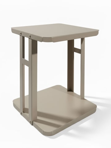 Smarto Metallico Bijzettafel beige - (B)42 x (H)58 x (D)42 cm