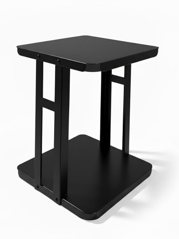 Smarto Metallico Stolik w kolorze czarnym - 42 x 58 x 42 cm