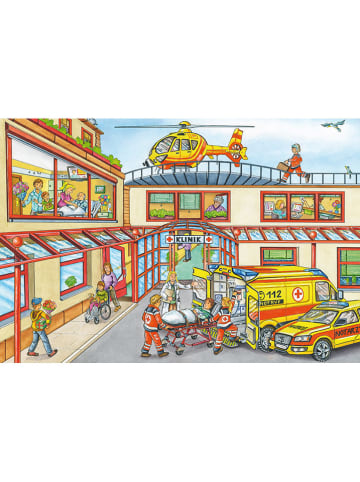 Schmidt Spiele 3x 24tlg. Puzzle "Feuerwehr und Polizei" - ab 3 Jahren