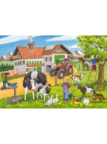 Schmidt Spiele 3x 24tlg. Puzzle "Auf dem Bauernhof" - ab 3 Jahren