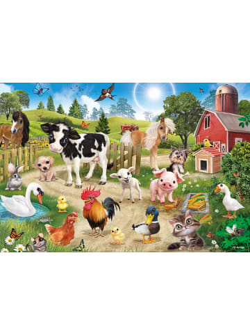Schmidt Spiele 60tlg. Puzzle "Animal Club, Bauernhoftiere" - ab 5 Jahren