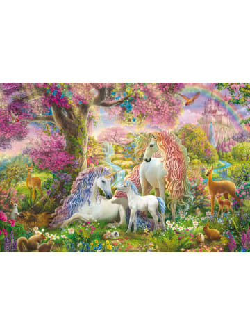 Schmidt Spiele 150tlg. Puzzle "Einhornfamilie im Blütenwald" - ab 7 Jahren