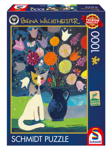 Schmidt Spiele 1.000tlg. Puzzle "Weiße Katze" - ab 12 Jahren