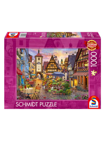 Schmidt Spiele 1.000tlg. Puzzle "Romantisches Bayern, Rothenburg ob der Tauber"