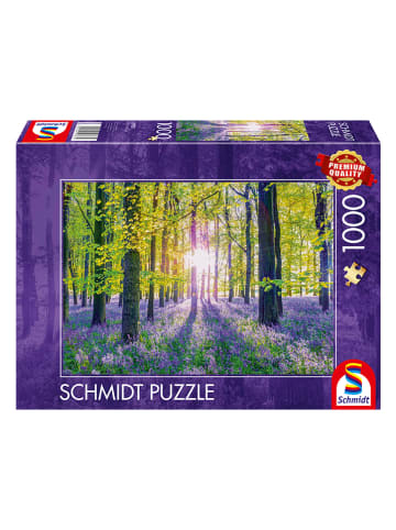 Schmidt Spiele 1.000tlg. Puzzle "Zarte Glockenblumen im Wald" - ab 12 Jahren