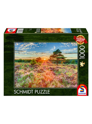Schmidt Spiele 1.000tlg. Puzzle "Heide im Sonnenuntergang" - ab 12 Jahren