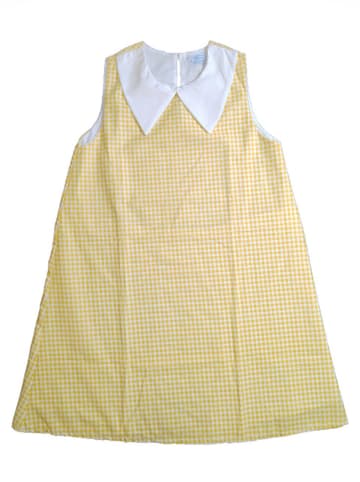 Deux ans de vacances Jurk geel