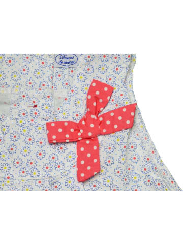 Deux ans de vacances Kleid in Weiß/ Blau/ Rot