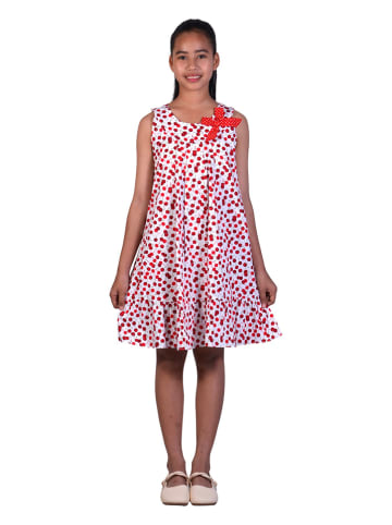 Deux ans de vacances Kleid in Rosa/ Rot