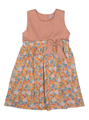 Deux ans de vacances Kleid in Hellbraun/ Bunt