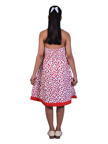 Deux ans de vacances Sukienka w kolorze jasnoróżowo-czerwonym