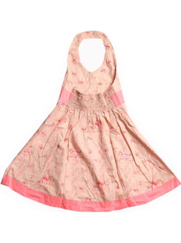 Deux ans de vacances Sukienka w kolorze beżowo-jasnoróżowym