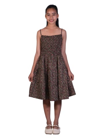 Deux ans de vacances Kleid in Schwarz/ Rot