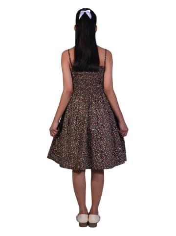 Deux ans de vacances Jurk zwart/rood