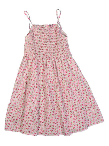 Deux ans de vacances Jurk wit/rood