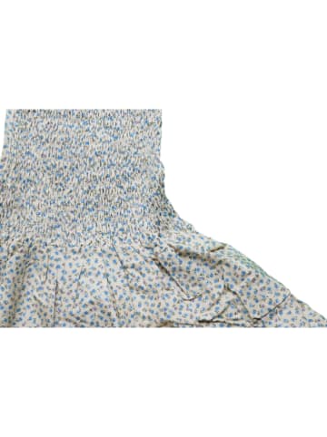 Deux ans de vacances Kleid in Creme/ Blau