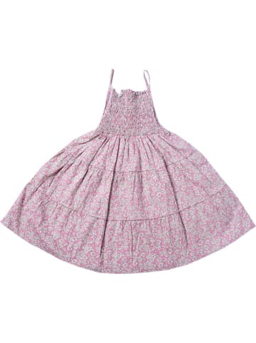 Deux ans de vacances Kleid in Rosa/ Creme