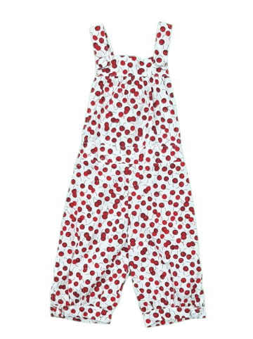 Deux ans de vacances Tuinbroek wit/rood