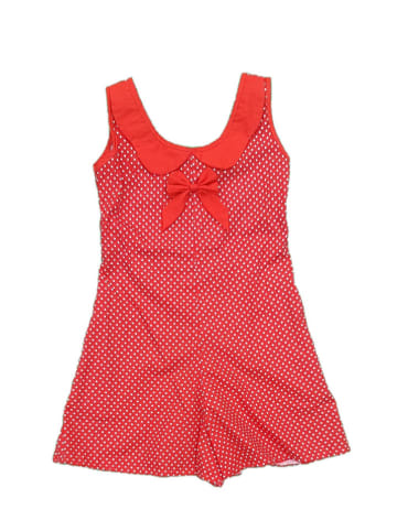Deux ans de vacances Jumpsuit rood/wit