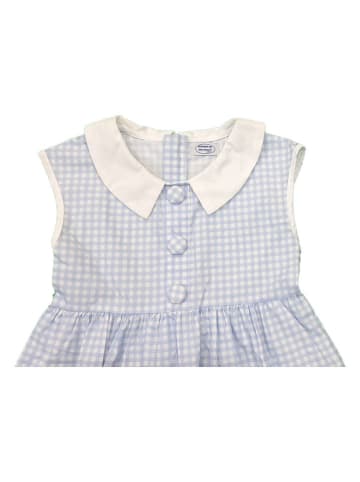 Deux ans de vacances Kleid in Blau/ Weiß