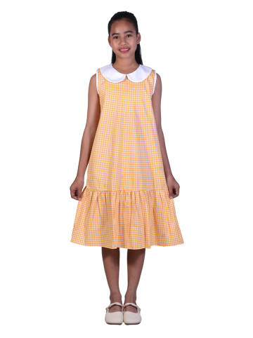 Deux ans de vacances Kleid in Orange