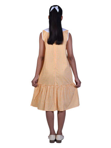 Deux ans de vacances Kleid in Orange