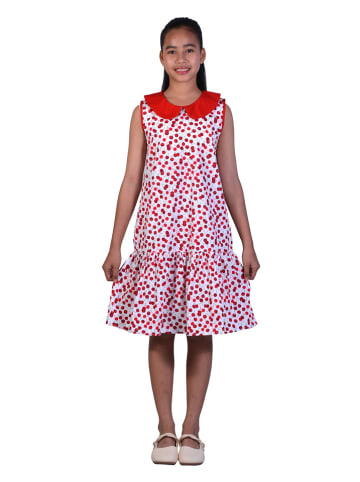 Deux ans de vacances Jurk rood