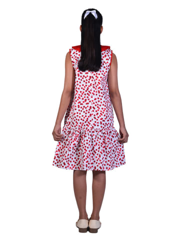 Deux ans de vacances Jurk rood