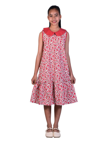 Deux ans de vacances Kleid in Rot