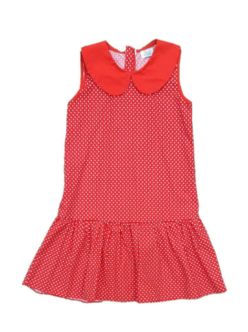 Deux ans de vacances Kleid in Rot/ Weiß