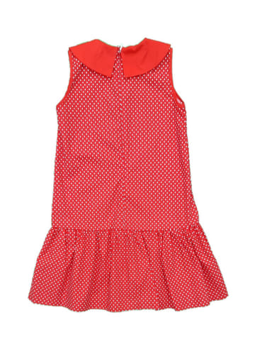 Deux ans de vacances Kleid in Rot/ Weiß