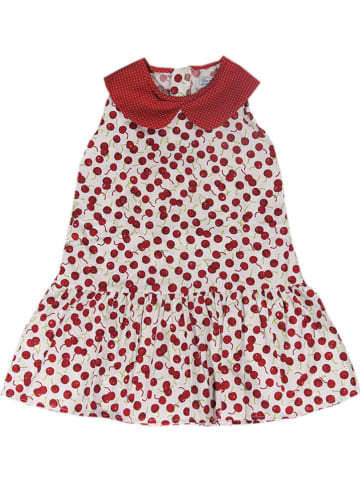 Deux ans de vacances Kleid in Rot/ Weiß