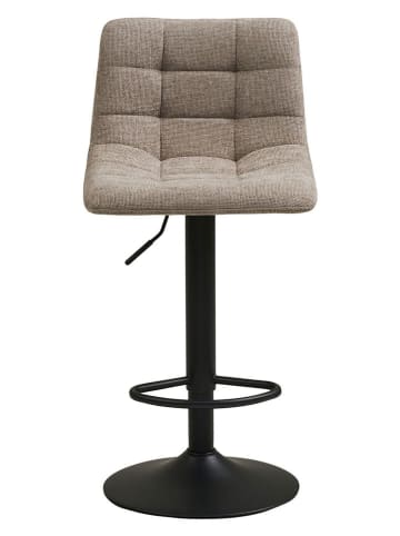 House Nordic 2-delige set: barstoelen "Middelfart" grijs/zwart - (B)43 x (H)88 x (D)45 cm