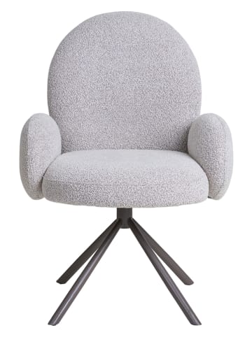 House Nordic Eetkamerstoel "Lana" lichtgrijs - (B)69 x (H)91,5 x (D)65 cm