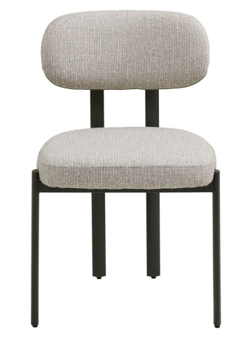 House Nordic 2er-Set: Esszimmerstühle "Royan" in Grau - (B)53 x (H)80,5 x (T)50 cm