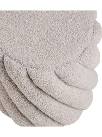 House Nordic Poef "Sana" grijs - (H)40 x Ø 38 cm