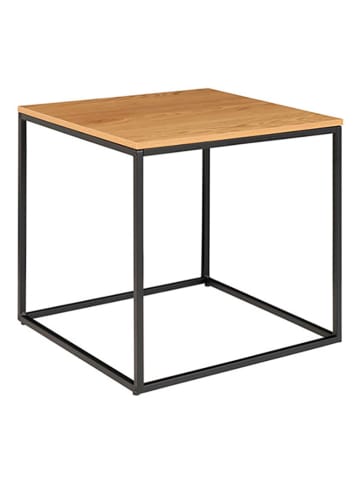 House Nordic Salontafel lichtbruin/zwart - (B)45 x (H)45 x (D)45 cm