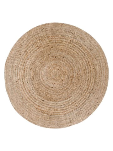 House Nordic Jute tapijt "Bombay" beige - Ø 90 cm
