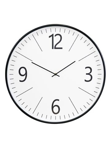 House Nordic Wanduhr in Weiß/ Schwarz - Ø 51 cm