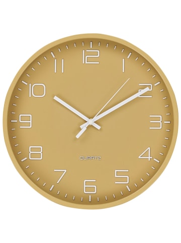House Nordic Wanduhr "Rosolini" in Senf - Ø 30 cm