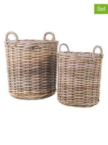 House Nordic Kosze (2 szt.) w kolorze jasnobrązowym