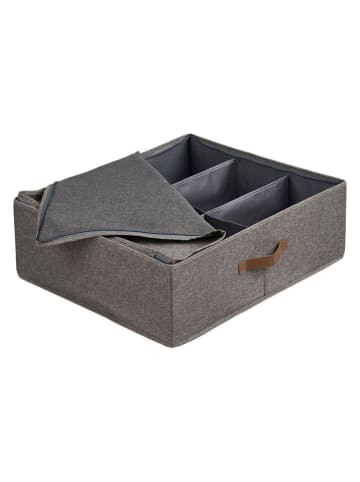 House Nordic Opbergbox "Noto" grijs - (B)56 x (H)18 x (D)47 cm