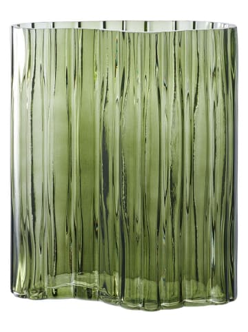 House Nordic Vase in Grün - (B)21 x (H)26,5 x (T)12 cm