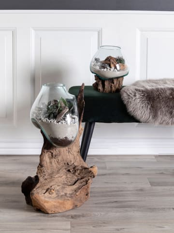 House Nordic Vaas bruin - (H)20 x Ø 26 cm