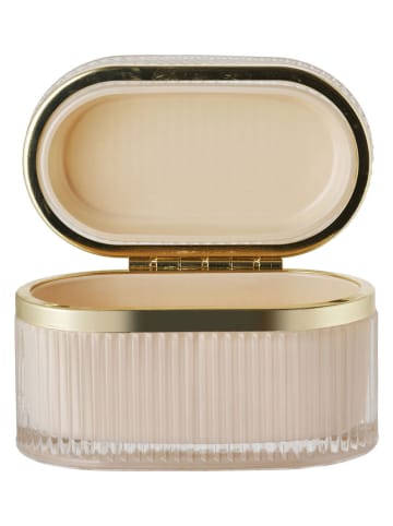 House Nordic Aufbewahrungsbox "Love" in Beige - (B)13,5 x (H)9 x (T)8 cm